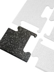 EWMAT; Roh k podlaze tl. 15 mm, 10% EPDM, zkosená strana, RAL 9010