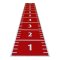 Sprint Track; Heavy No Limit, tl. 13 mm, SIGNAL RED, 1 m2