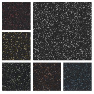 Podlaha fitness SPORTEC COLOR 6 mm se vsypem 15% EPDM, role 30 m2 - Varianta: červená