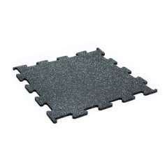 Sportovní podlaha EWMAT puzzle, tl. 15 mm, 10% EPDM RAL9010, bílá