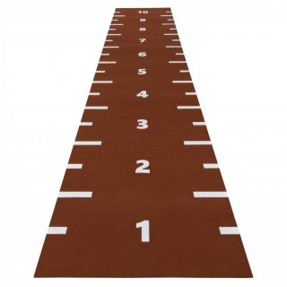 Sprint Track; Heavy Start & Finish, značky po 1bm, čísla, tl. 13 mm, červená CLAY, 1 m2