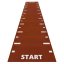 Sprint Track; HEAVY Start & Finish, značky po 1m, tl. 13 mm, RED CLAY, 1 m2