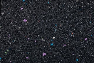 Zámková dlažba gumová EW-MAT tl. 43 mm, kvalitní zažehlený povrch, MIX COLOR