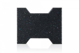 Zámková dlažba gumová EW-MAT tl. 43 mm, kvalitní zažehlený povrch, MIX COLOR