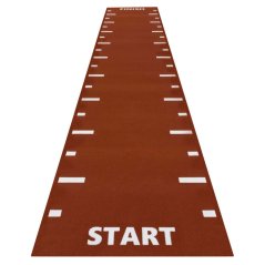 Sprint Track; HEAVY Start & Finish, značky po 1m, tl. 13 mm, RED CLAY, 1 m2